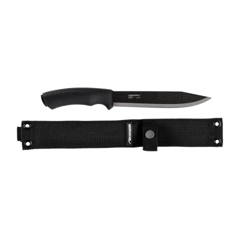 Nóż Morakniv Bushcraft Pathfinder czarny stal węglowa