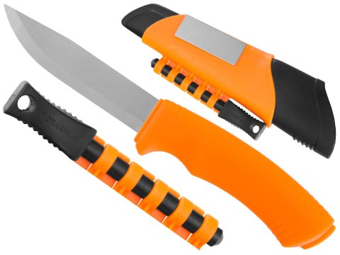 Nóż Morakniv Bushcraft Survival czarno-pomarańczowy stal nierdzewna