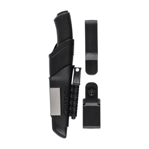 Nóż Morakniv Bushcraft Survival czarny stal węglowa