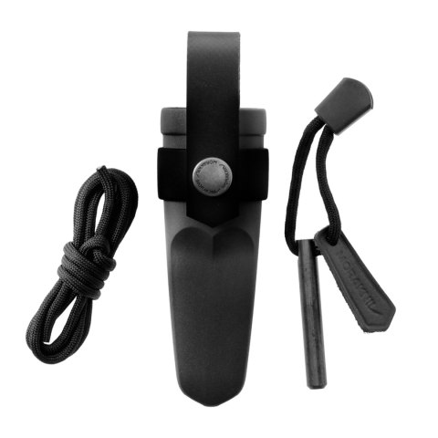 Nóż Morakniv Eldris czarny z zestawem Neck Knife stal nierdzewna