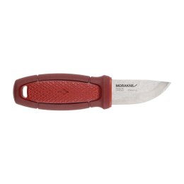Nóż Morakniv Eldris czerwony z zestawem Neck Knife stal nierdzewna