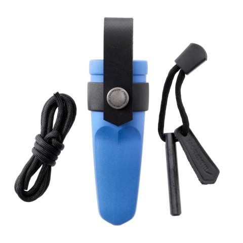 Nóż Morakniv Eldris niebieski z zestawem Neck Knife stal nierdzewna