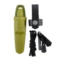 Nóż Morakniv Eldris oliwkowy z zestawem Neck Knife stal nierdzewna