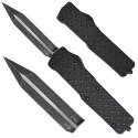 Nóż OTF Templar Knife Large Aluminium Diamond Plate Dagger Black