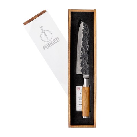 Nóż kuchenny Forged Santoku olive 18 cm