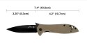 Nóż składany Kershaw Emerson 6054BRNBLK