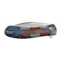 Nóż składany Trollsky Knives Mandu Damascus