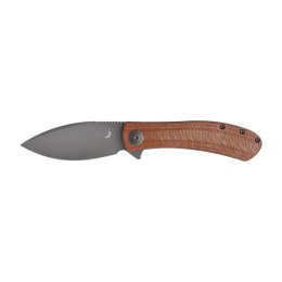 Nóż składany Trollsky Knives Mandu brązowy/stalowe ostrze Micarta