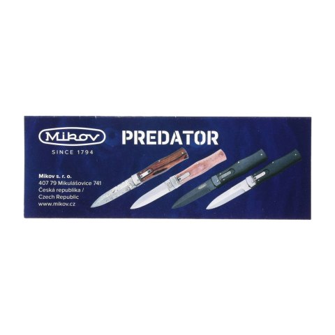 Nóż sprężynowy Mikov Predator 241-NH-1/KP zielony