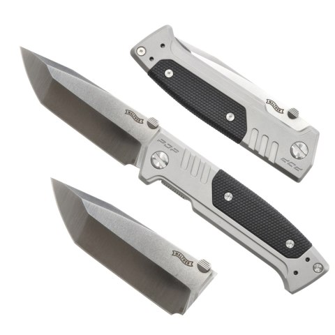 Nóż Walther PDP Tanto srebrny, składany