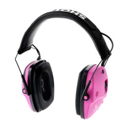 Ochronniki słuchu aktywne RealHunter Active ProSHOT BT różowe