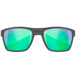 Okulary polaryzacyjne Wiley X Kingpin Captivate ACKNG07 green mirror, grafitowe oprawki