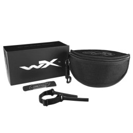 Okulary taktyczne Wiley X Rogue Comm grey / clear / light rust, jasnobrązowe oprawki