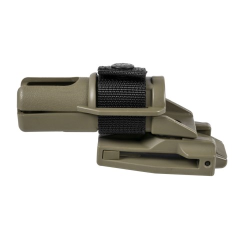 Pałka teleskopowa ESP Baton 21" czarna hartowana z zieloną rękojeścią