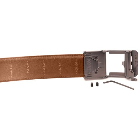 Pas strzelecki Kore Essentials Leather Gun Belt X3 tan