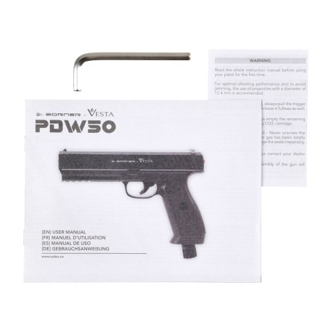 Pistolet RAM Borner PDW50 cal. 50