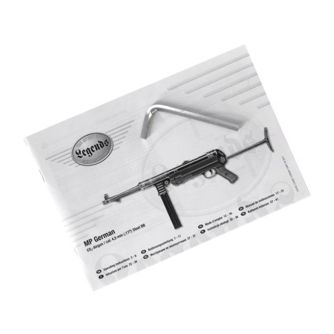 Pistolet maszynowy Legends MP German 4,5 mm