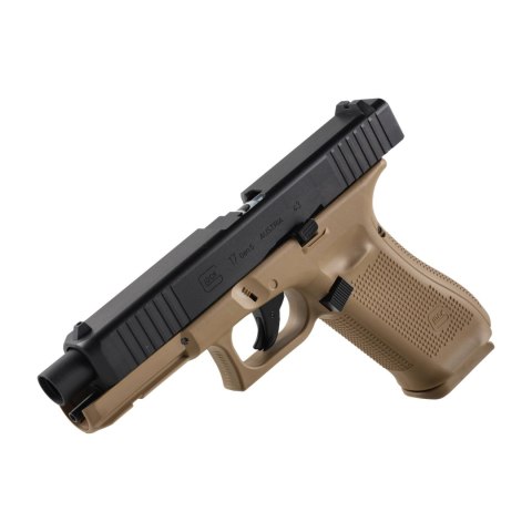 Pistolet na kule gumowe Glock Gen 5 T4E .43 CO2 coyote, zestaw