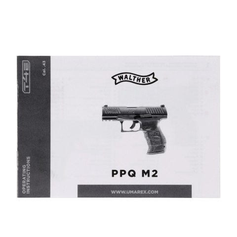 Pistolet na kule gumowe Walther PPQ M2 T4E kal. .43 brązowy