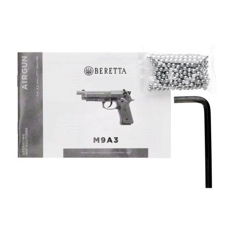 Pistolet wiatrówka Beretta M9A3 FM 4,5 mm czarny