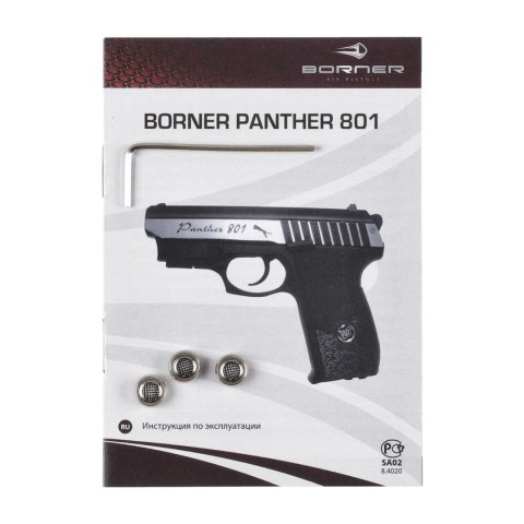 Pistolet wiatrówka Borner Panther 801 4,5 mm