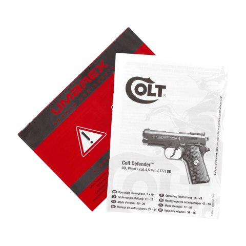 Pistolet wiatrówka Colt Defender 4,5 mm BB CO2