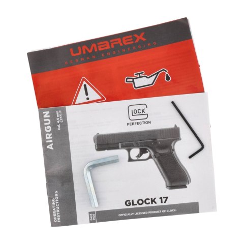 Pistolet wiatrówka Glock 17 gen 5 MOS 4,5mm diabolo