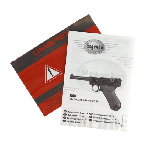 Pistolet wiatrówka Legends P.08 4,5 mm BB CO2