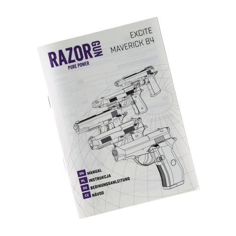 Pistolet wiatrówka RazorGun Maverick 84 4,5 mm BB CO2