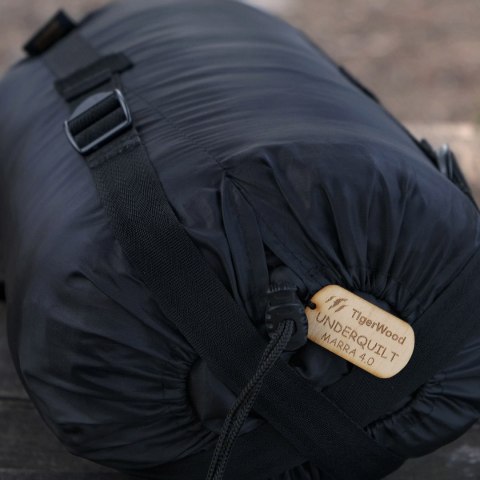 Podpinka Underquilt TigerWood Marra 2.0 Climashield Apex 4.0 200 cm, czarna