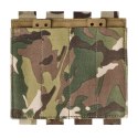 Podwójna elastyczna płaska ładownica GTG Flat M4 Multicam