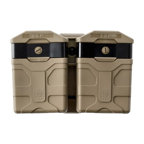 Podwójna ładownica ESP MH-MH-14-AR15 na magazynki AR-15 z klipsem UBC-02 Khaki