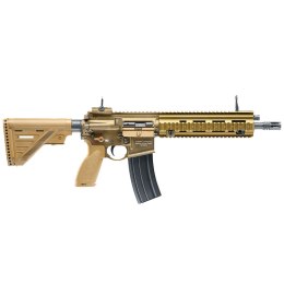 Replika karabinek ASG H&K Heckler&Koch HK416 A5 6 mm złota auto green gas