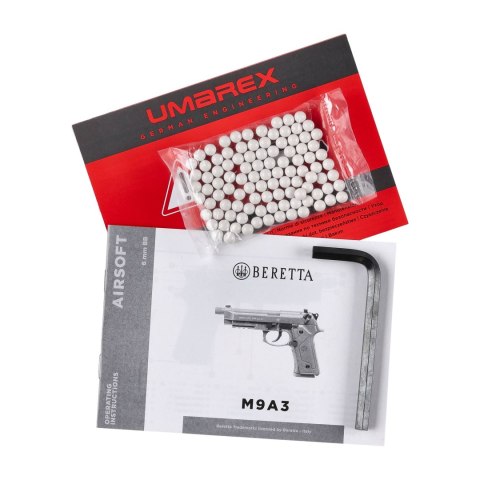 Replika pistolet ASG Beretta M9A3 FM 6 mm CO2 czarny