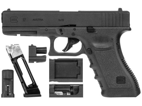 Replika pistolet ASG Glock 17. 6 mm CO2