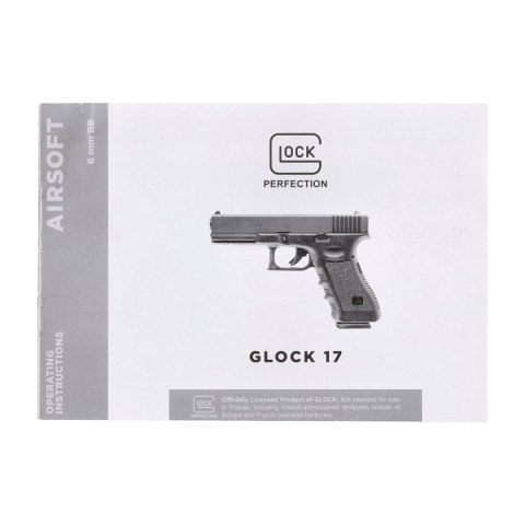 Replika pistolet ASG Glock 17 6 mm green gas