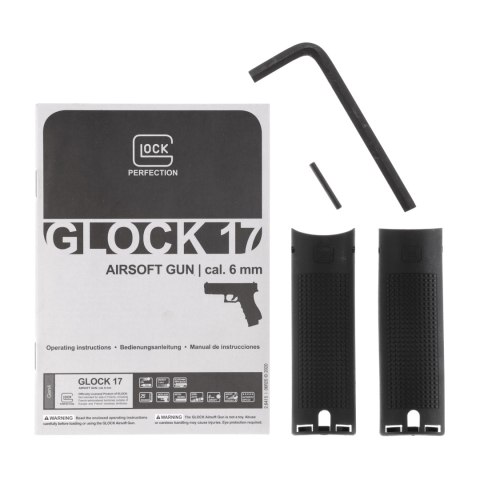 Replika pistolet ASG Glock 17 gen 4. 6 mm powiększony magazynek