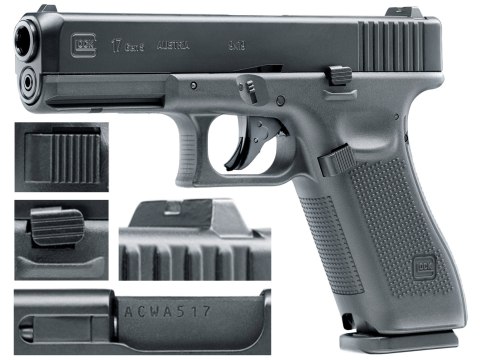 Replika pistolet ASG Glock 17 gen 5. 6 mm