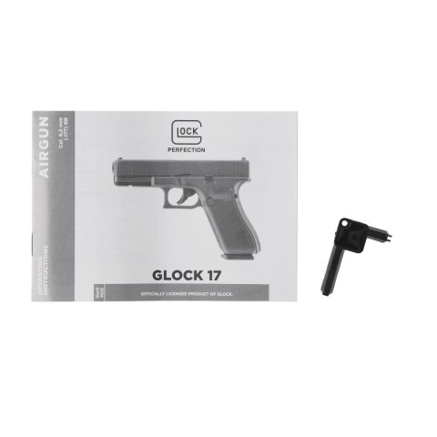 Replika pistolet ASG Glock 17 gen5 6 mm BB szara