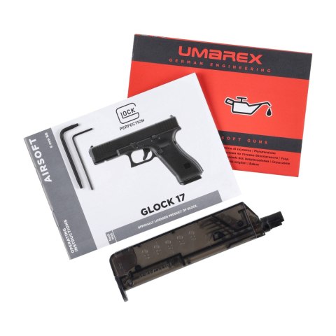 Replika pistolet ASG Glock 17 gen5 MOS 6 mm BB 1J green gas