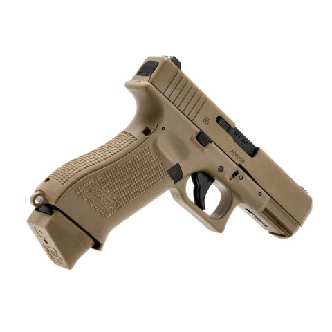 Replika pistolet ASG Glock 19X 6 mm coyote CO2