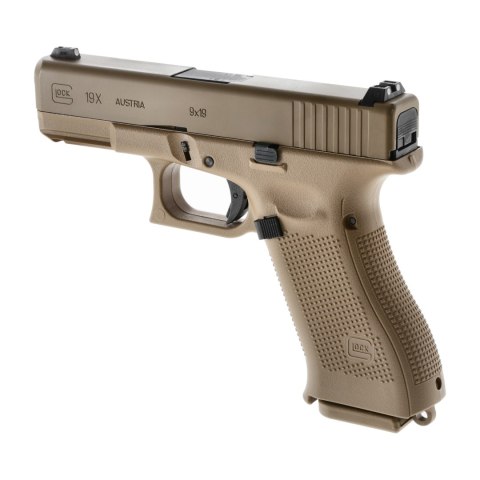 Replika pistolet ASG Glock 19X 6 mm coyote green gas