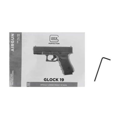 Replika pistolet ASG Glock 19 gen 4 MOS 6 mm BB