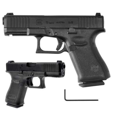 Replika pistolet ASG Glock 19 gen 5. 6 mm