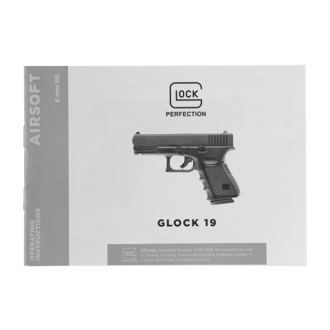 Replika pistolet ASG Glock 19 hop-up 6 mm