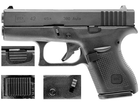 Replika pistolet ASG Glock 42 6 mm