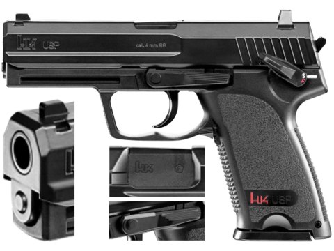 Replika pistolet ASG H&K Heckler&Koch USP 6 mm CO2