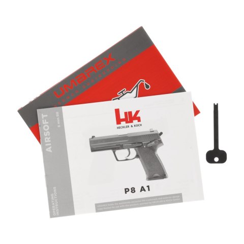 Replika pistolet ASG Heckler&Koch P8 A1 6 mm green gas