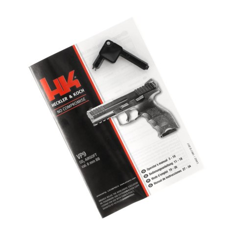 Replika pistolet ASG Heckler&Koch VP9 GBB 6 mm CO2