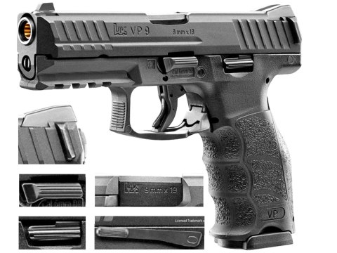 Replika pistolet ASG Heckler&Koch VP9 GBB 6 mm